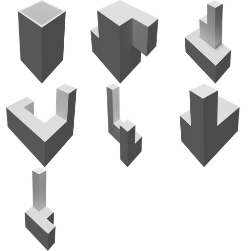 Cubo rompicapo scatola - rompicapo, enigma