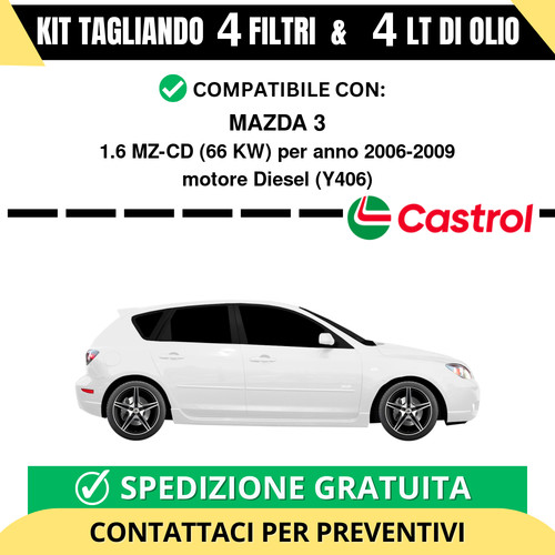Tagliando per mazda 6 - mazda, 1.6