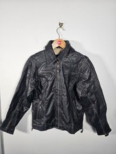 Halvarssons Giacca Moto Pelle Uomo Piccola Nera Vintage Biker Racer