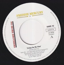 Freddie MERCURY * Living On My Own * 1992 BELGIUM 7" 45 * QUEEN *