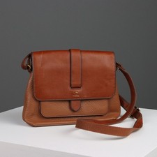 Borsa a Tracolla Fossil Kinley Pelle Tessuto Regolabile Stati Uniti Originale