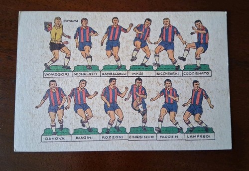 Cartolina calcio catania - cartolina,