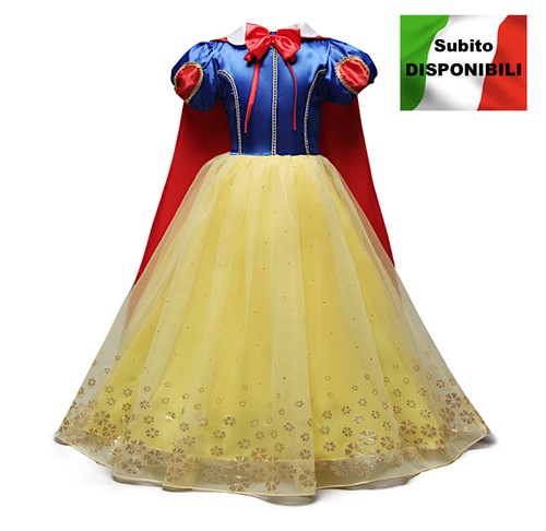 Biancaneve vestito carnevale - biancaneve,