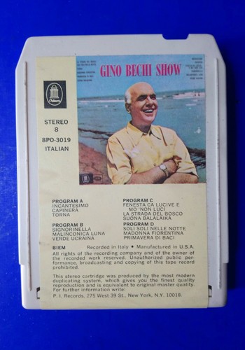 Cassetta stereo 8 - cassetta,