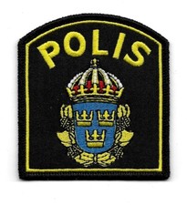SVEZIA Polisen Police Patch