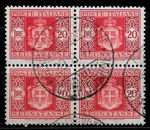 1945 segnatasse regno - regno, lire