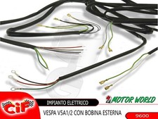 9600 IMPIANTO ELETTRICO CABLAGGIO COMPLETO PIAGGIO VESPA 50 R L N FARO ROTONDO