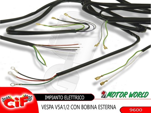 Impianto elettrico vespa n - elettrico, 50