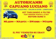 KIT TAGLIANDO FIAT PUNTO EVO 1.3 MJT  - GRANDE PUNTO 1.3 MJT MOTORI EURO 5