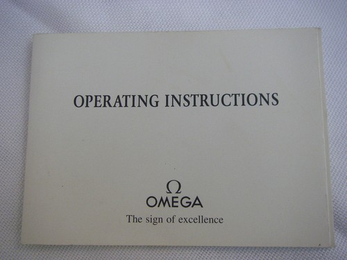 Omega manuale funzionamento - omega,