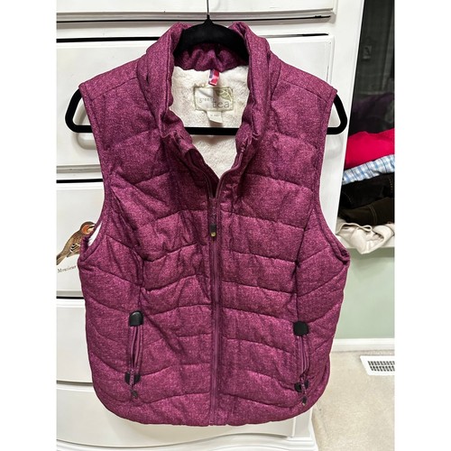Gilet imbottito viola tè