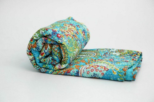 Trapunta indiana kantha doppia - kantha,