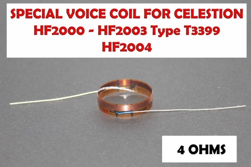 Replacement voice coil tweeter - replacement,
