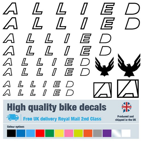 Etichette decalcomanie bici