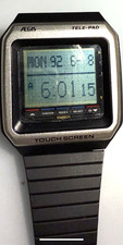 AEGIS TELE PAD CASIO VDB-100 orologio da polso uomo lcd vintage raro GIAPPONE unico proprietario