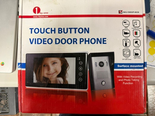 Touch button video door - button,