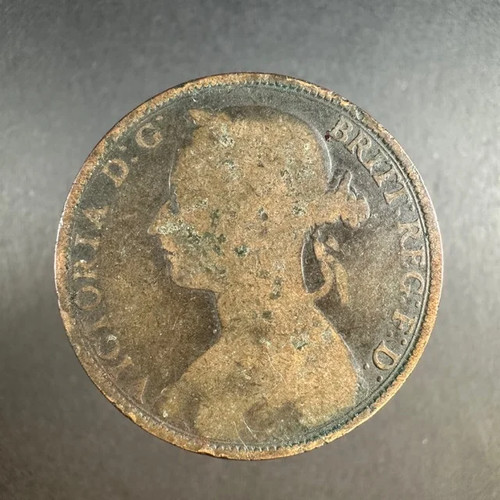1892 victoria penny testa - victoria, 'testa