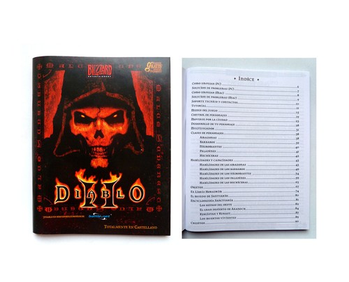 Diablo brochure originale - diablo, ii
