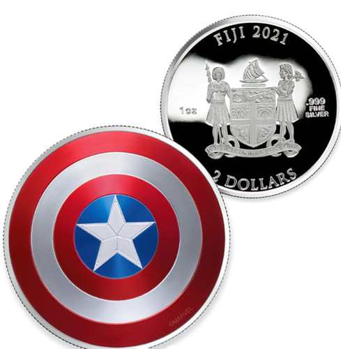Coin new captain america - captain,