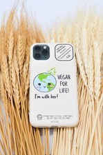 Custodia I phone 12 pro max, Zero Waste, Vegan, Designer Case, 100% Compostabile!!!