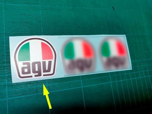 Agv logo helmet casco decal - agv,