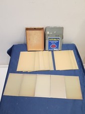 15 Lastre Ortocromatiche Tensi In Vetro Nuove!! Macchina Fotografica Vintage