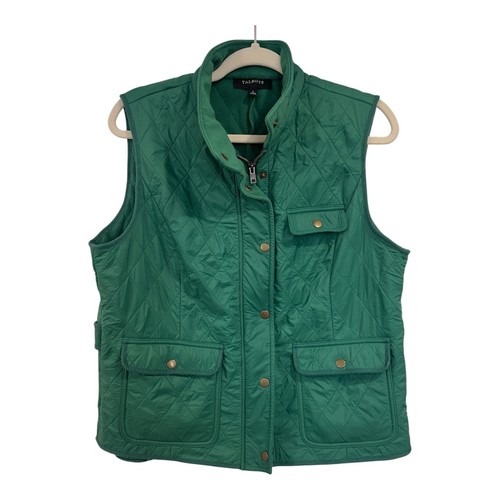 Talbots womens green quilted - womens,