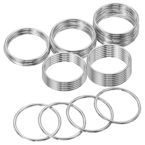 20pcs metal rings - 20pcs, o