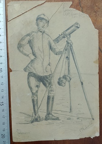 Disegno matita soldato regio - disegno,