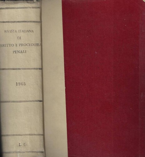 Rivista italiana diritto - rivista, di