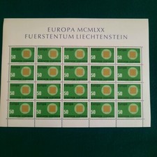 LIECHTENSTEIN 1970 EUROPA