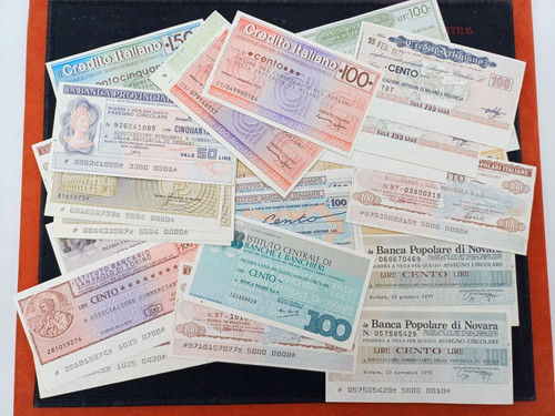 Mini assegni lotto pezzi - lotto,
