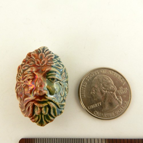 Raku greenman ciondolo - greenman,