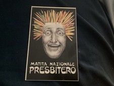 MATITA NAZIONALE PERSBITERO CARTOLINA PUBBLICITARIA D’EPOCA - NON VIAGGIATA
