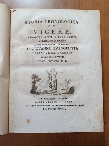 Storia cronologica vicere - de',