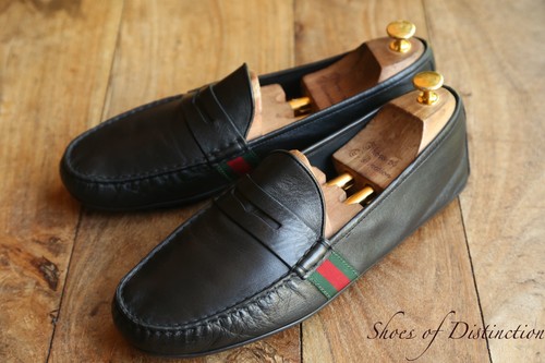 Gucci mocassini neri pelle - mocassini,