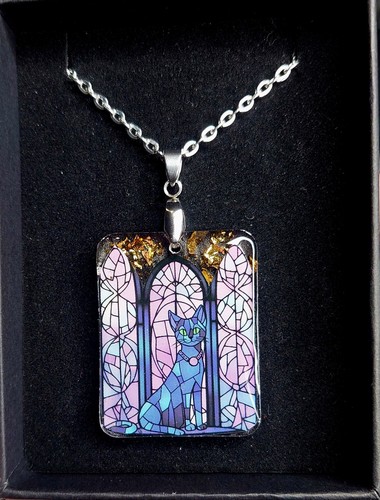 Collana con ciondolo gatto