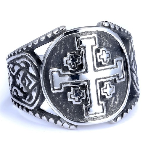 Anello crociate vintage - anello,