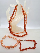 CORALLO   COLLANE E BRACCIALI