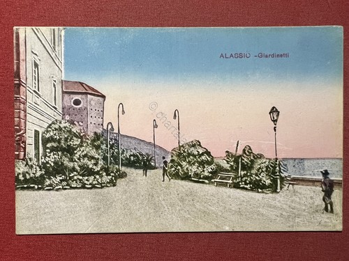 Cartolina alassio - alassio, )
