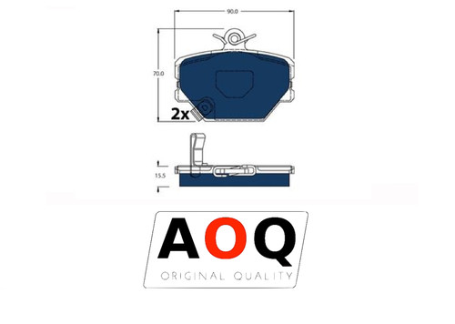 Aoq kit pastiglie freno - aoq-kit,