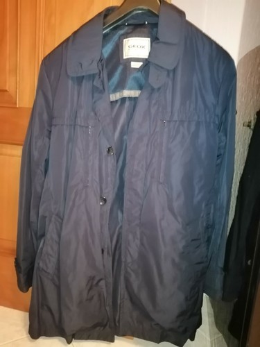 Trench uomo blu - , geox 