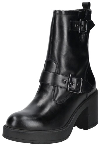 Stivaletto nero giardini - nero, vera