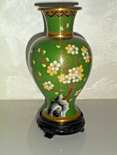 Vaso cloisonnè cinese con