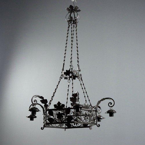 Lampadario liberty ferro - lampadario,