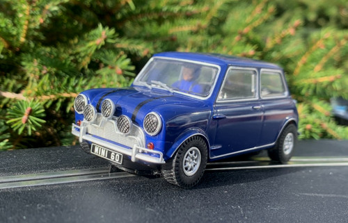 Scalextric mini cooper blu - scalextric,