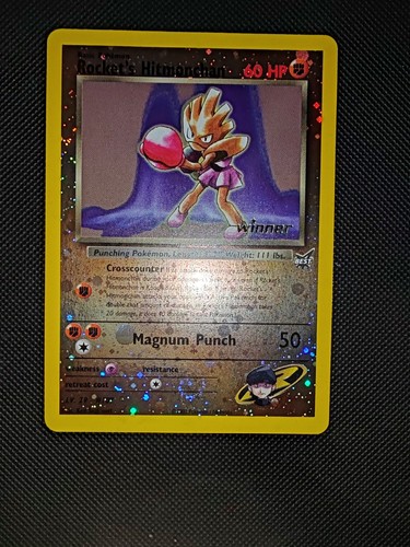 Rocket hitmonchan reverse - rocket's,