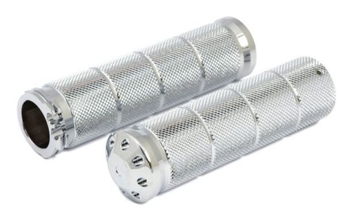 Manopole cromate per harley - manopole,