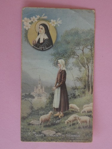 Image pieuse sainte bernadette - image,