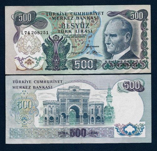 Turchia 500 lire 190 - 500, p-190